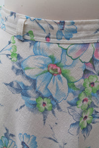 Blomstret nederdel 1970. S-M