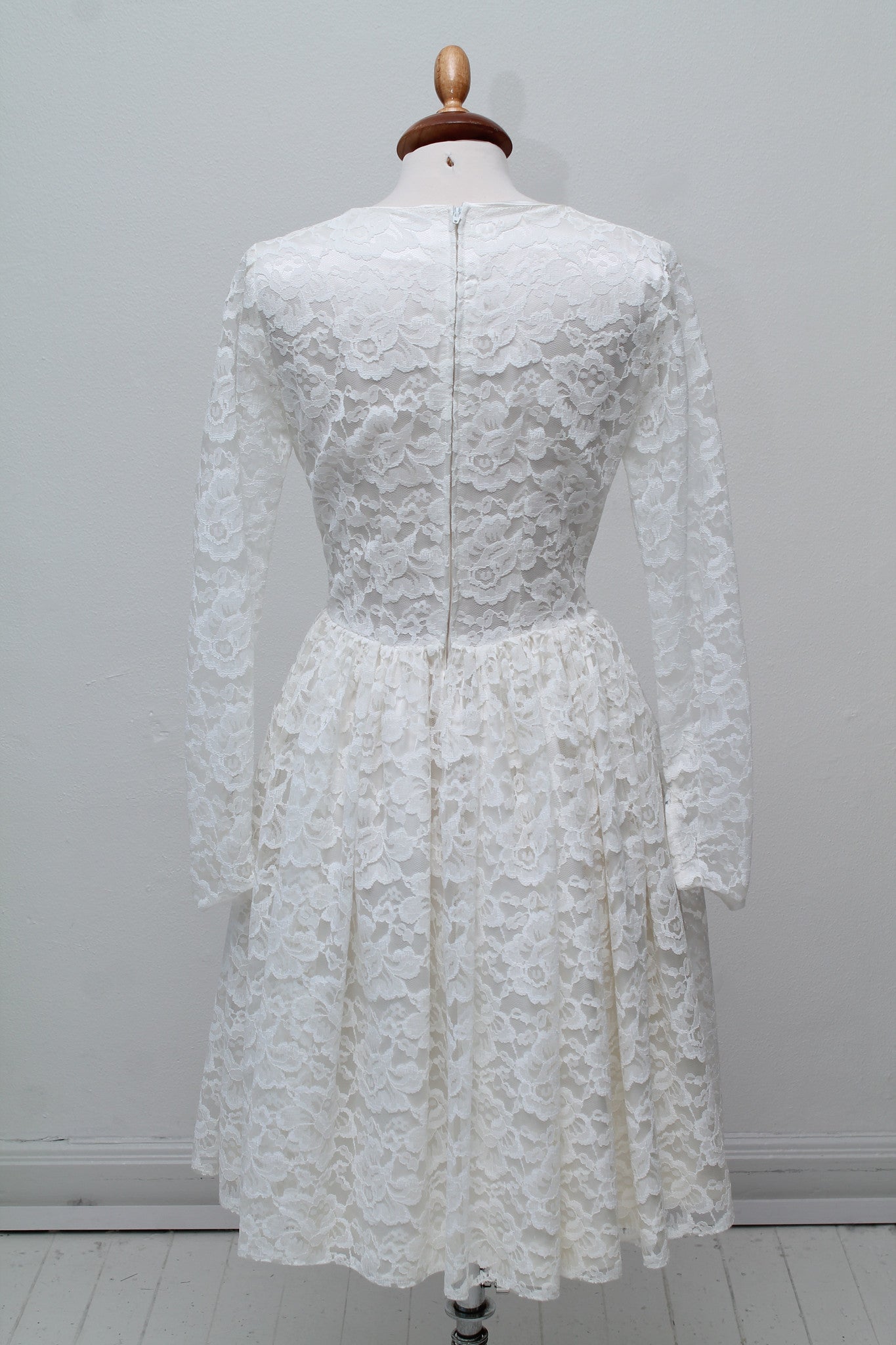 Brudekjole 1958-1960 ca. XS - S