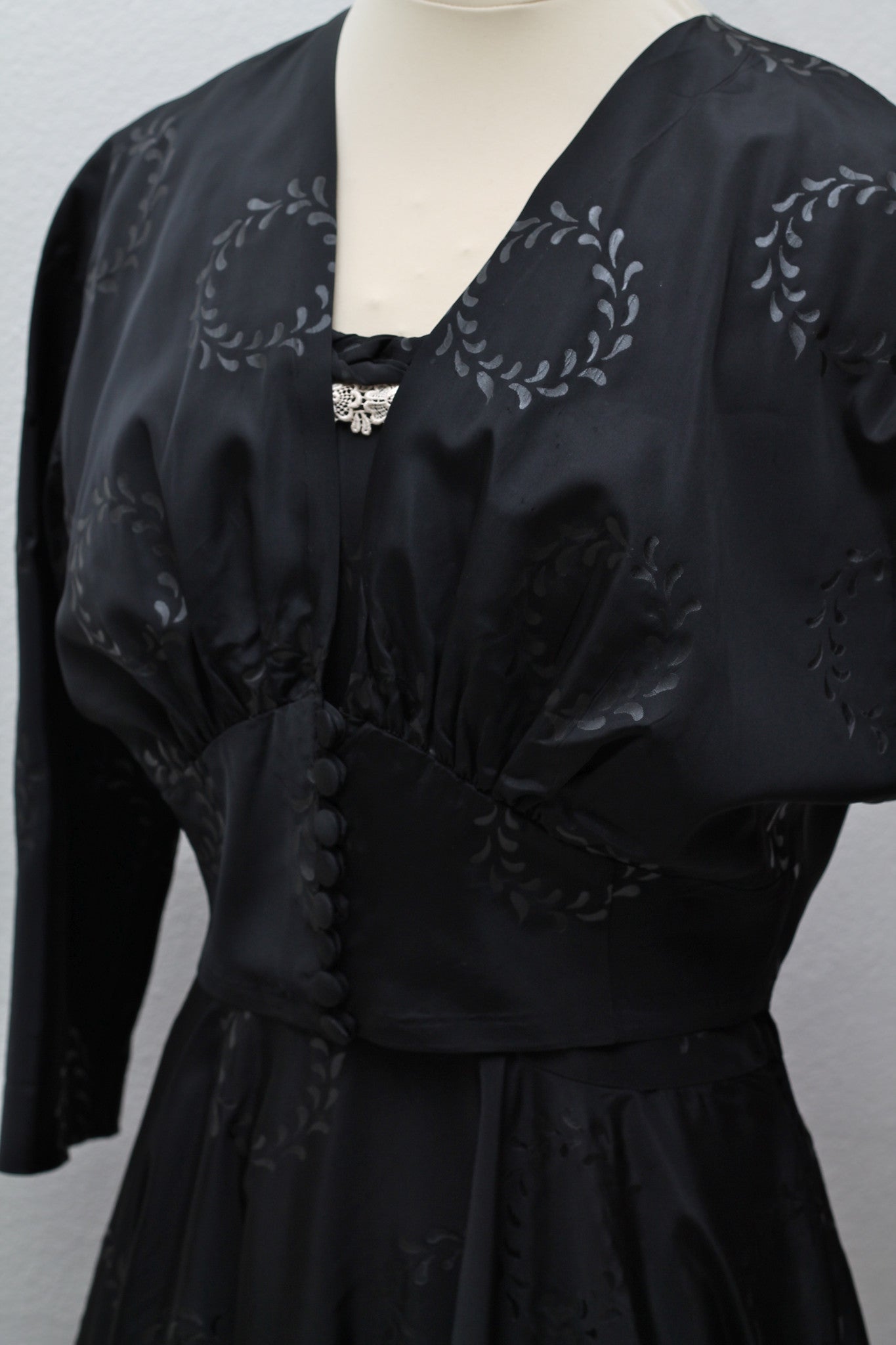 Aftenkjole med bolero 1950. S
