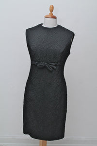 Sort cocktailkjole 1960. L