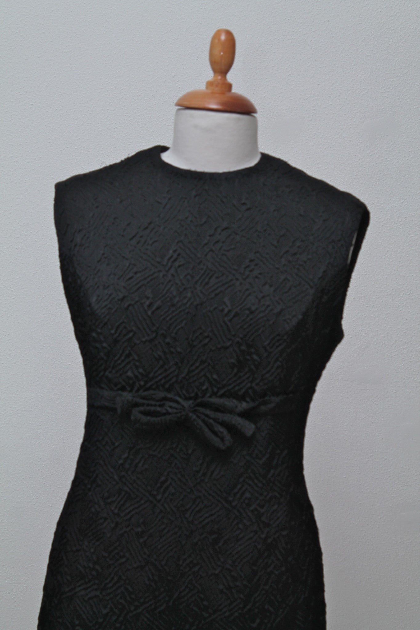 Sort cocktailkjole 1960. L