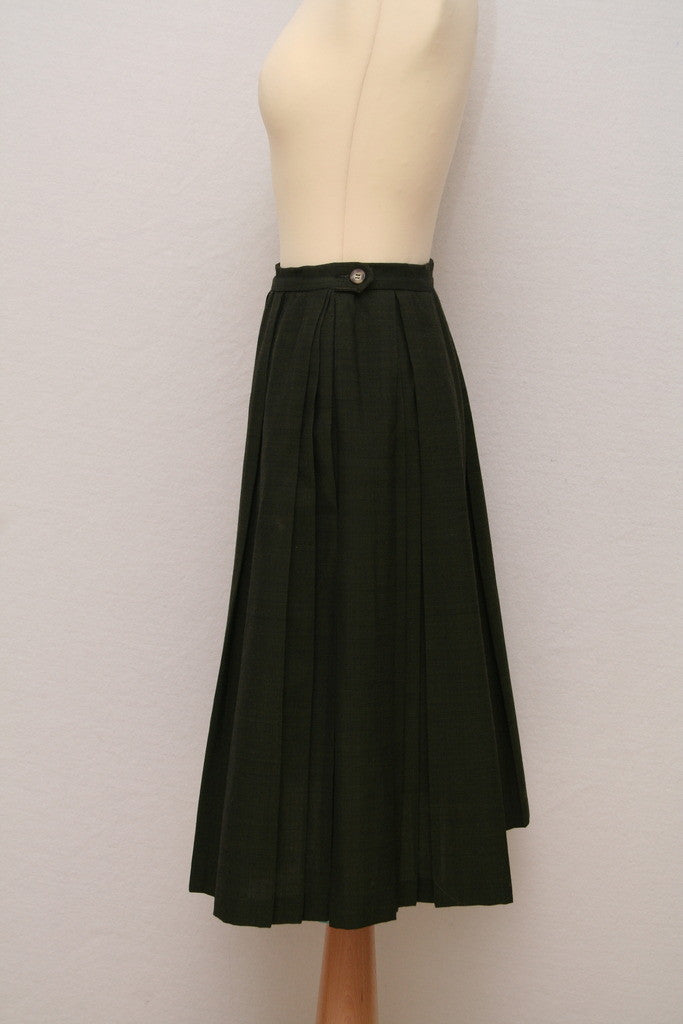 Grøn nederdel 1960