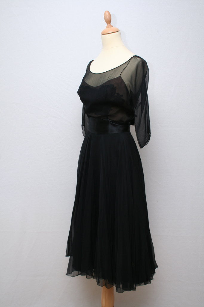 Sort selskabskjole 1930, XS
