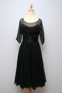 Sort selskabskjole 1930, XS